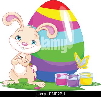 bunny with easter egg Stock Vector Image Art Alamy