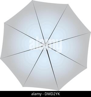 Studio Silver umbrella Stock Vector
