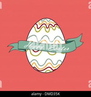 Happy Easter egg Stock Vector