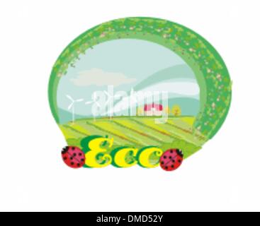 Eco label Stock Vector