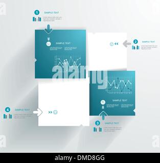 Modern Design template. Can be used for infographics. Stock Vector