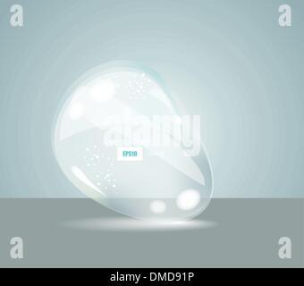 Vector Idea Bulbs. Glass Chat Bubbles Stock Vector