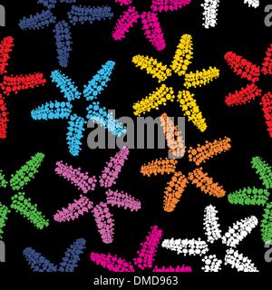 Starfish pattern Stock Vector