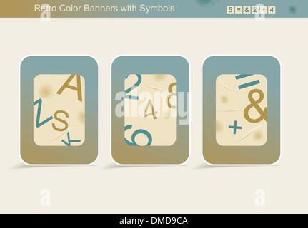 Retro banner sign/ad. Vector illustration Stock Vector