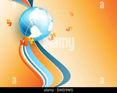 vector statistic template Stock Vector