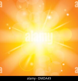 Summer sun rays with orange and yellow background Stock Vector Image & Art  - Alamy