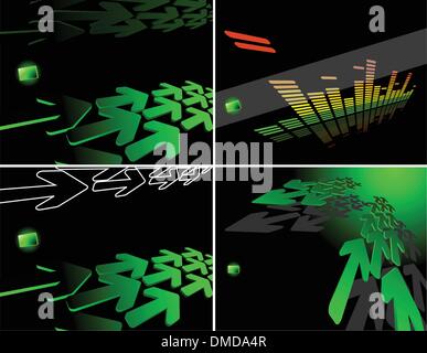 the color vector abstract background Stock Vector