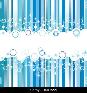 Vector set of snowflakes background Stock Vector