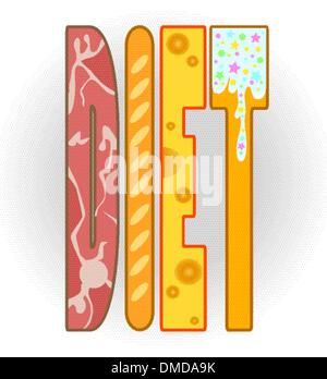 diet Stock Vector