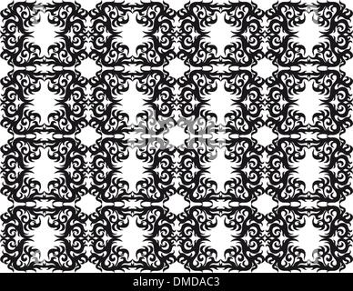 ornamental silhouette Stock Vector