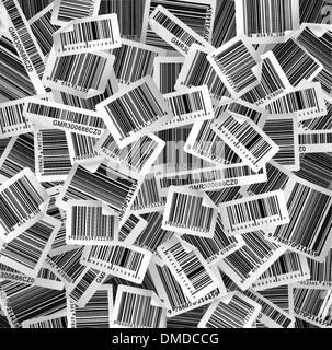 Barcode on the background Stock Vector