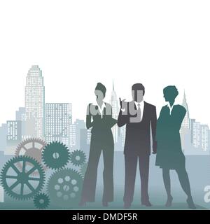 Team in planning Stock Vector