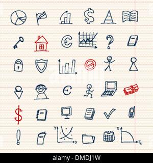 Set of finance icons for your design Stock Vector