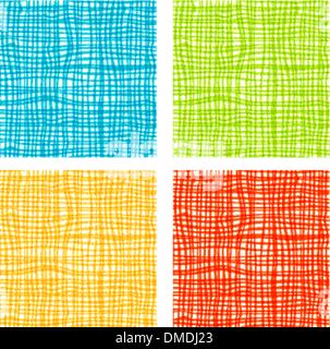 Fabric background for your design Stock Vector