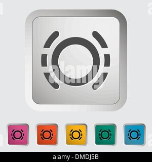Problems with brake fluid. Stock Vector