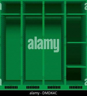 Opening of lockers Stock Vector