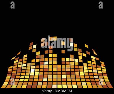 the vector golden abstract background Stock Vector
