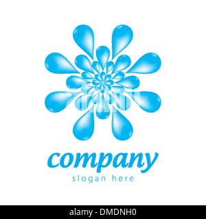 of crystal water Stock Vector