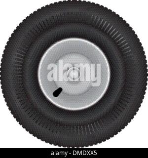 Car tire Stock Vector