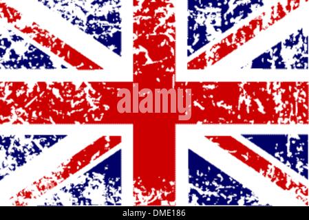 United kingdom flag grunge texture stamp. Vector uk britain, print ...