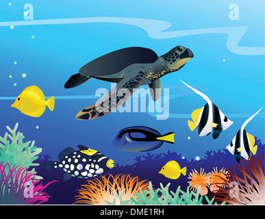 Sea life Stock Vector
