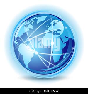 Global communication concept Stock Vector