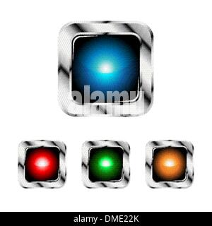 Glossy sphere designs Stock Vector