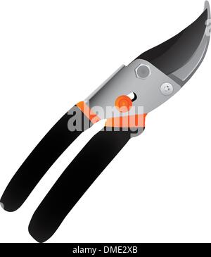 Garden secateurs Stock Vector