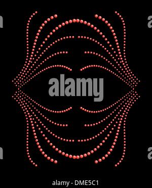dot background abstract star vector art Stock Vector