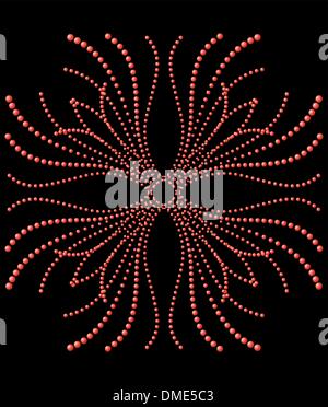 dot background abstract star vector art Stock Vector