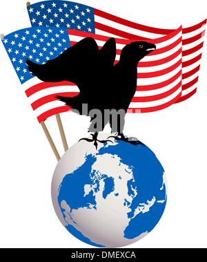 U.S.A. conceptual icon Stock Vector