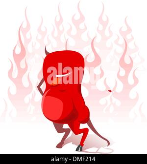 Fat Devil Cartoon Stock Photo, Royalty Free Image: 93349112 - Alamy