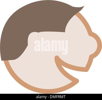Vector dialog between man and woman Stock Vector
