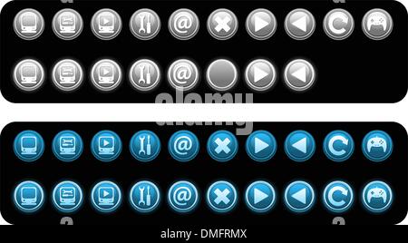 Set of vector icons Stock Vector