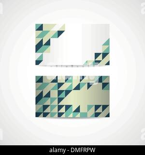 Business card template Stock Vector