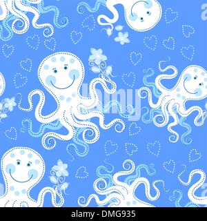 Cute octopus Stock Vector