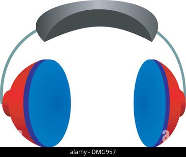 Vector headphones Stock Vector