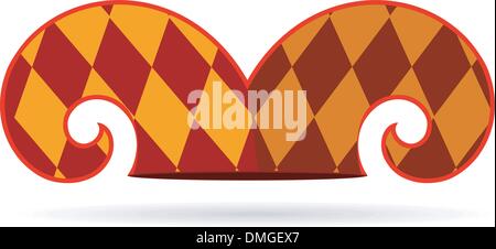 Vector illustration of a jester hat Stock Vector