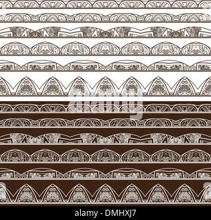 Ornamental Seamless Line Pattern Stock Vector Image & Art - Alamy