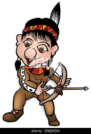 Native American Stock Vector