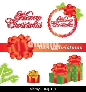 Vector Christmas elements Stock Vector