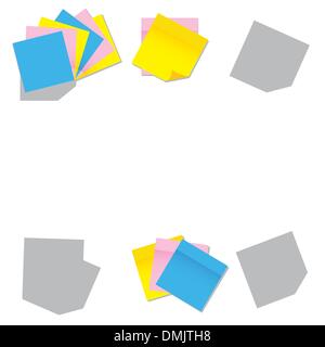 Paper sticker vector set Stock Vector Image & Art - Alamy