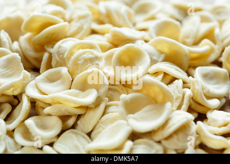 Orecchiette pasta raw Stock Photo