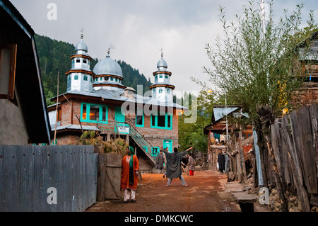 The Pahalgam Valley in Jammu and Kashmir. Stock Photo