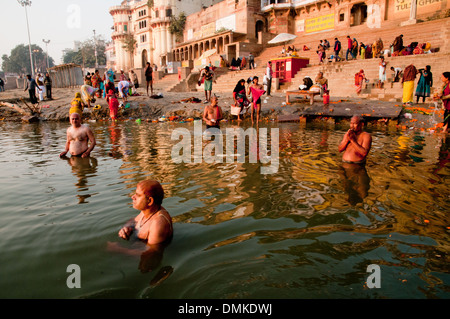 Scenes from the streets of Varanasi, Benares, India. Stock Photo