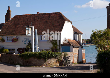 Bosham, The Anchor Bleu Pub Stock Photo: 15390787 - Alamy