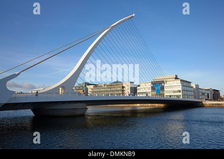 Samuel Beckett Bridge, Dublin, Ireland, Europe Stock Photo