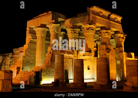 Double Temple of Sobek and Horus at Kom Ombo, Upper Egypt Stock Photo