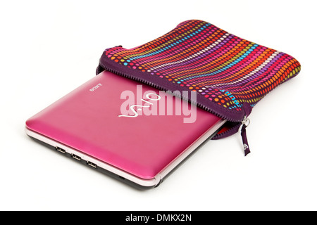 Sony Vaio netbook / laptop computer Stock Photo