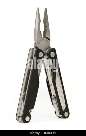 Leatherman "Charge" multi-tool, made in Portland, Oregon, USA Stock Photo